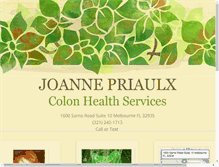 Tablet Screenshot of colonhealth4u.com